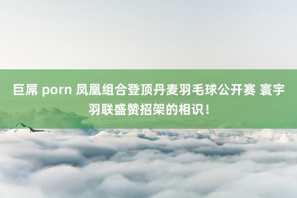 巨屌 porn 凤凰组合登顶丹麦羽毛球公开赛 寰宇羽联盛赞招架的相识！