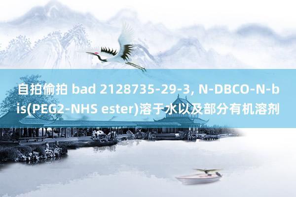 自拍偷拍 bad 2128735-29-3， N-DBCO-N-bis(PEG2-NHS ester)溶于水以及部分有机溶剂